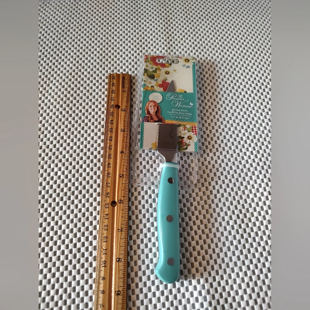 Pioneer Woman Kitchen NWT Paring Knife 3.5inch Teal